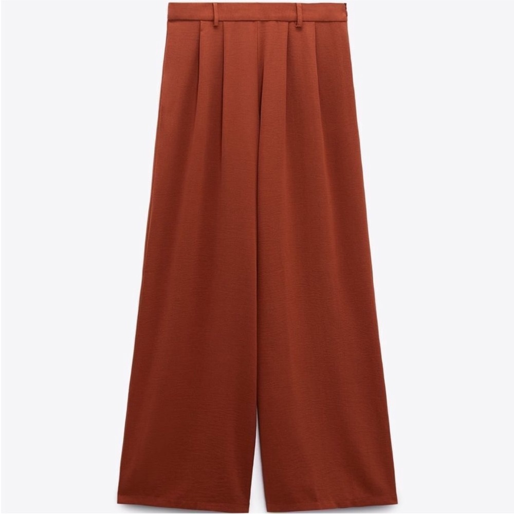 Zara Wide Leg Palazzo Pants - New